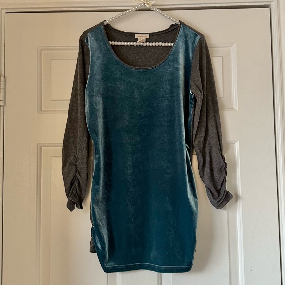 Sundance Velour Dulcet Ruched Top